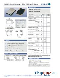 Datasheet GVXO-37N manufacturer Golledge