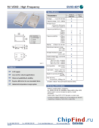 Datasheet GVXO-42SC производства Golledge