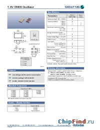 Datasheet GXO-U114 manufacturer Golledge