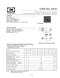 Datasheet 10A10 manufacturer GOOD-ARK