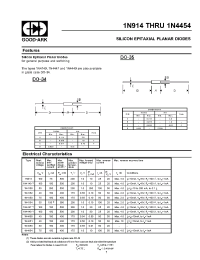 Datasheet 1N4150 manufacturer GOOD-ARK