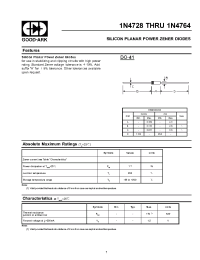 Datasheet 1N4743 manufacturer GOOD-ARK