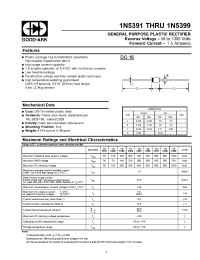 Datasheet 1N5393 manufacturer GOOD-ARK