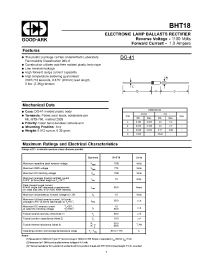 Datasheet BHT18 manufacturer GOOD-ARK