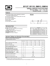 Datasheet BY133 производства GOOD-ARK