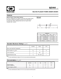 Datasheet BZV85130 manufacturer GOOD-ARK