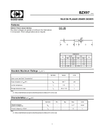 Datasheet BZX97C27 manufacturer GOOD-ARK