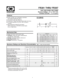 Datasheet FR302 manufacturer GOOD-ARK