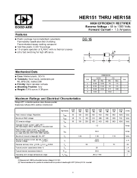 Datasheet HER157 производства GOOD-ARK