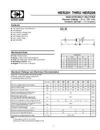 Datasheet HER202 производства GOOD-ARK