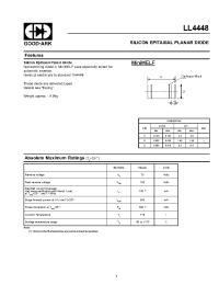 Datasheet LL4448 manufacturer GOOD-ARK