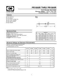 Datasheet PR1200R manufacturer GOOD-ARK