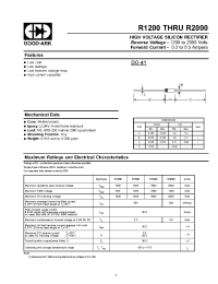 Datasheet R2000 manufacturer GOOD-ARK