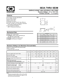 Datasheet SE3J manufacturer GOOD-ARK