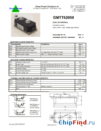 Datasheet GMTT62050-xx manufacturer Green Power