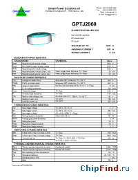Datasheet GPTJ2060 manufacturer Green Power
