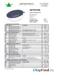 Datasheet GPTP2190 manufacturer Green Power