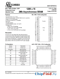 Datasheet GS72116U-15 manufacturer GSI