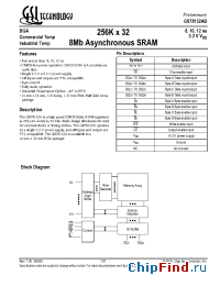 Datasheet GS78132AB-10I manufacturer GSI