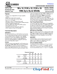 Datasheet GS816018AT-200I manufacturer GSI