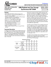 Datasheet GS8161Z18AD-200 manufacturer GSI