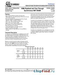 Datasheet GS8161ZV18AD-300I manufacturer GSI