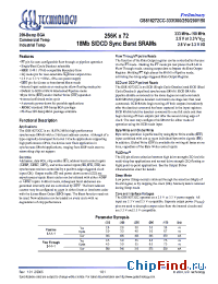 Datasheet GS816272C производства GSI