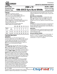 Datasheet GS816273C-150 manufacturer GSI