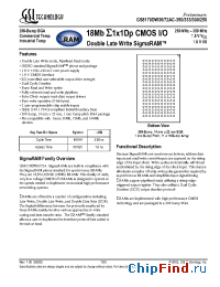 Datasheet GS8170DW36AC-350I manufacturer GSI