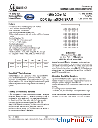 Datasheet GS8182S18 manufacturer GSI
