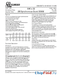 Datasheet GS820E32Q-100 manufacturer GSI