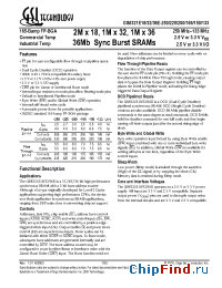 Datasheet GS8321E32E-166 manufacturer GSI