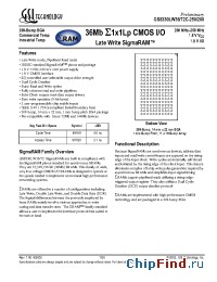 Datasheet GS8330LW36C-250 производства GSI