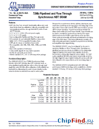 Datasheet GS8644Z18B-225I manufacturer GSI