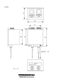 Datasheet C4251 manufacturer Hamamatsu