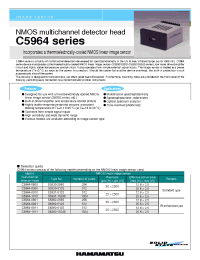 Datasheet C5964 manufacturer Hamamatsu