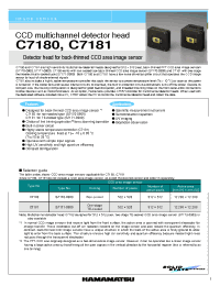 Datasheet C7180 manufacturer Hamamatsu