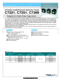 Datasheet C7369 manufacturer Hamamatsu