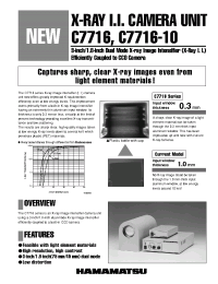 Datasheet C7716 manufacturer Hamamatsu