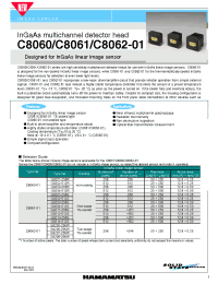 Datasheet C8062-01 manufacturer Hamamatsu