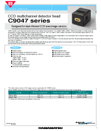 Datasheet c9047 manufacturer Hamamatsu