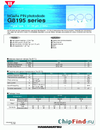 Datasheet G8195-11 manufacturer Hamamatsu