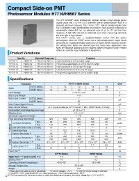 Datasheet H7710-14 manufacturer Hamamatsu