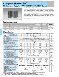 Datasheet H7711-11 manufacturer Hamamatsu