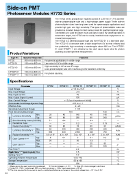 Datasheet H7732-01P manufacturer Hamamatsu
