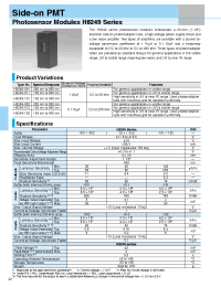Datasheet H8249 manufacturer Hamamatsu