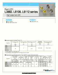 Datasheet L6112-02 manufacturer Hamamatsu