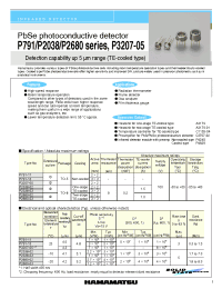 Datasheet P2680-02 manufacturer Hamamatsu