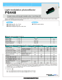 Datasheet P6448 manufacturer Hamamatsu