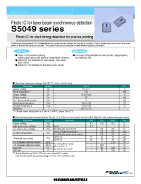 Datasheet S5049-03 manufacturer Hamamatsu